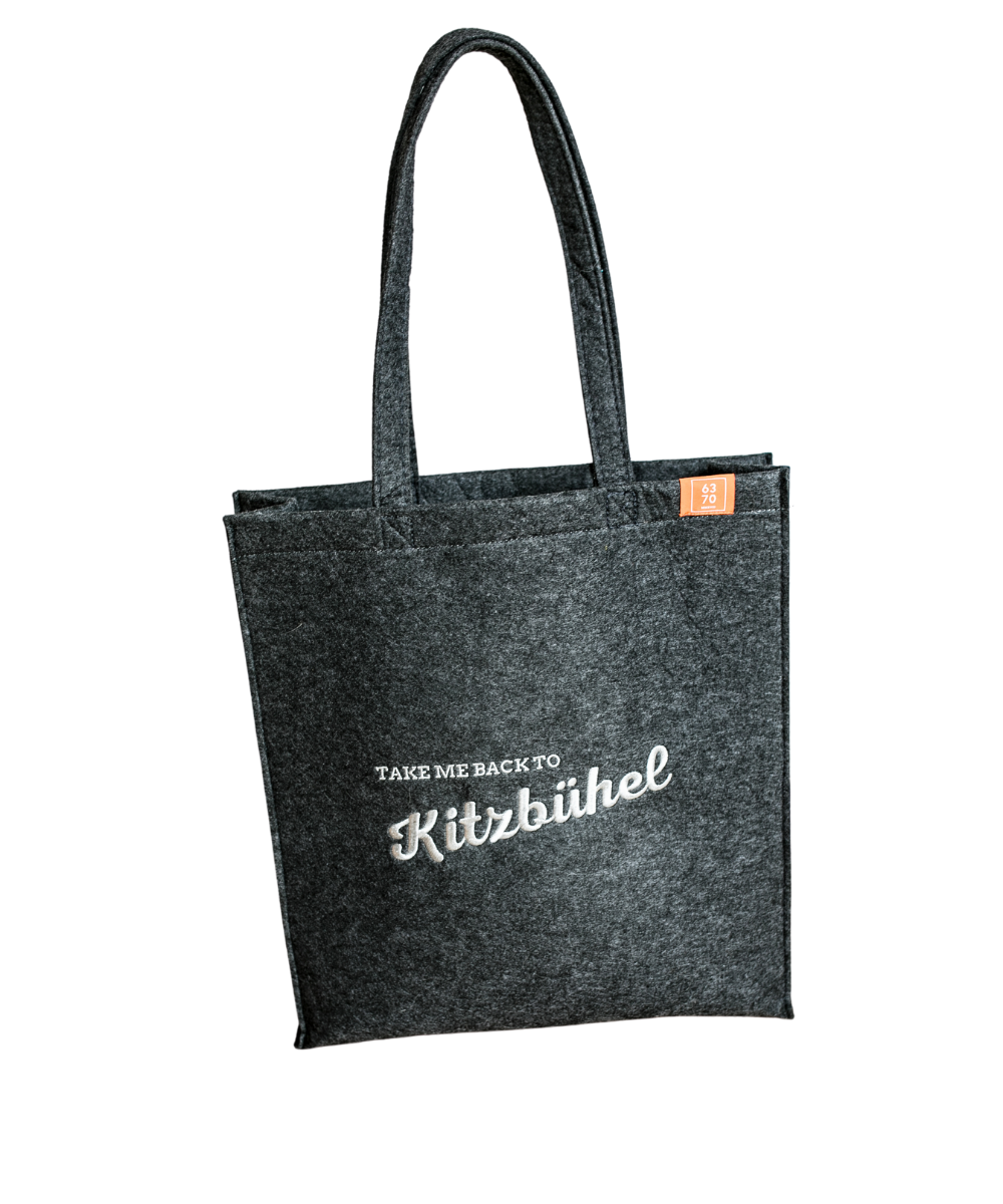 Filztasche “Take me back to Kitzbühel” (lang)