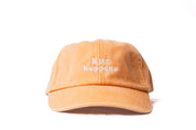 Kitz happens Baseball Cap - Vintage Mustard | Weiss